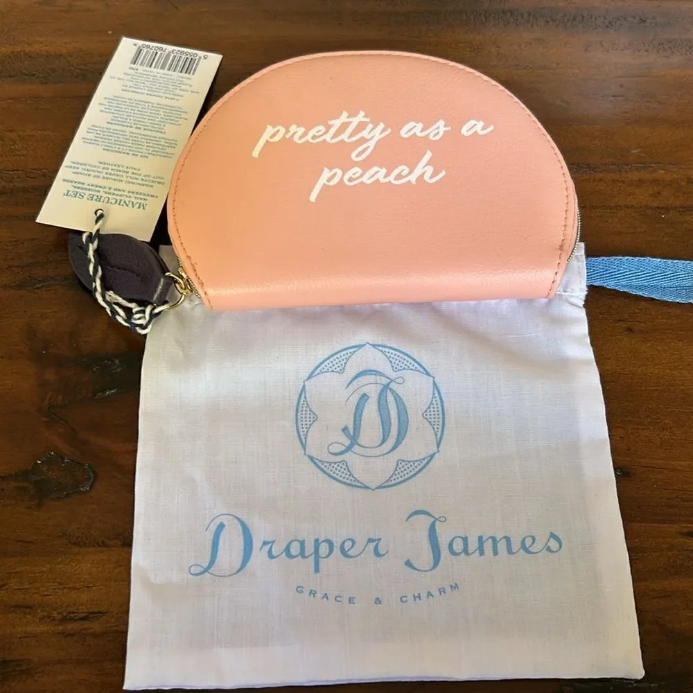 Draper James Manicure set with original dust bag NWT